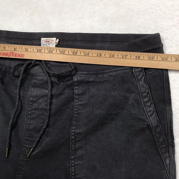 FAHERTY Traveler Jogger Pant Men 2XL (40x32) Charcoal Pull On Drawstring - Picture 6 of 14